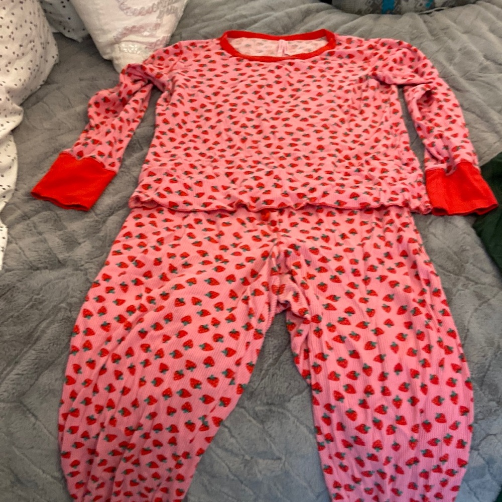 Victoria’s Secret matching thermal pajama set